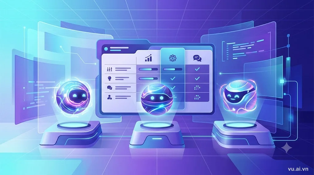 So sánh Claude, GPT và Gemini: chọn trợ lý AI nào?